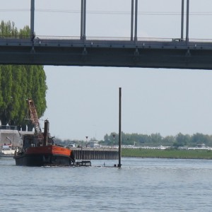 1. Misti 2 onder de John Frostbrug steiger voor de ASM 1